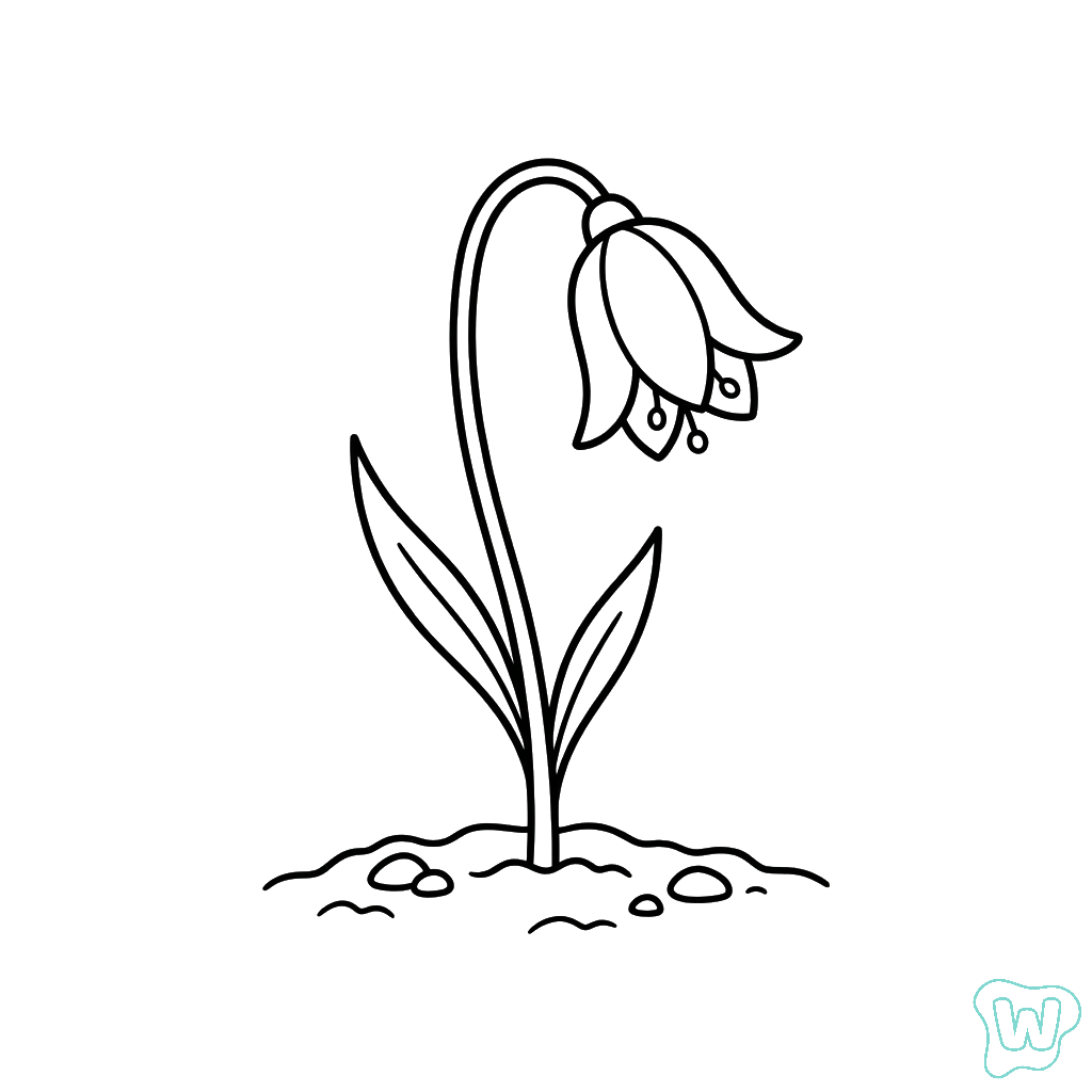Campanilla Azul páginas para colorear pdf