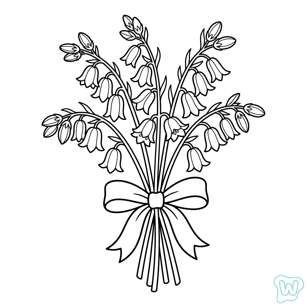 Campanilla Azul páginas para colorear para niños