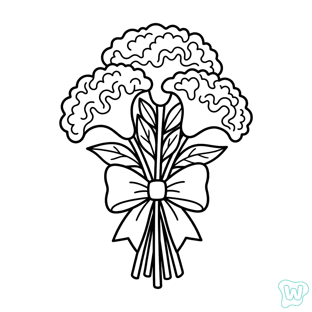 Cresta de Gallo dibujos para colorear