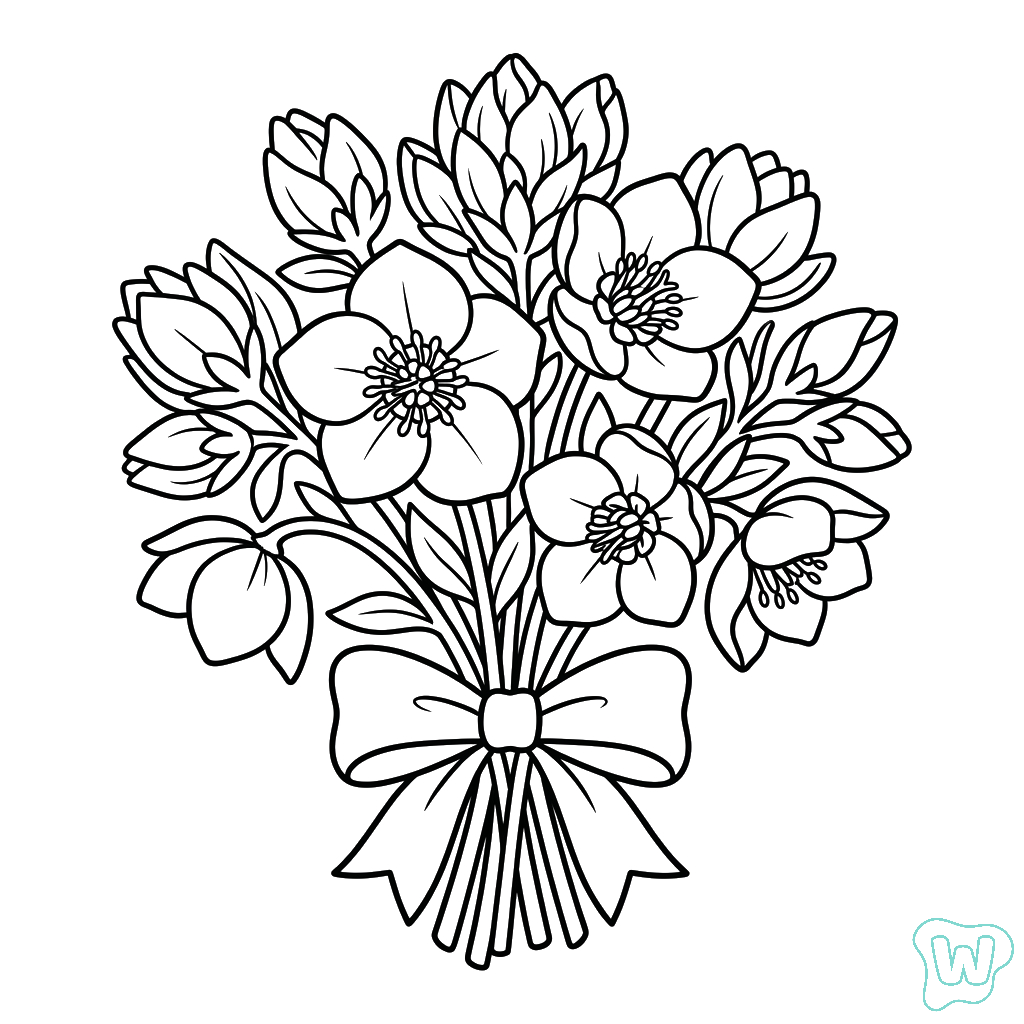 Eléboro para colorear