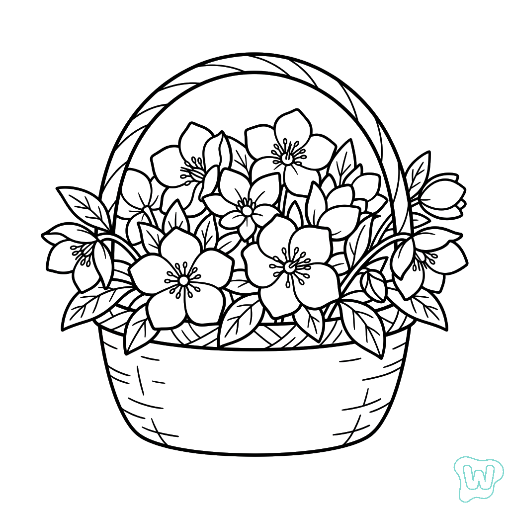 divertidas páginas para colorear Eléboro