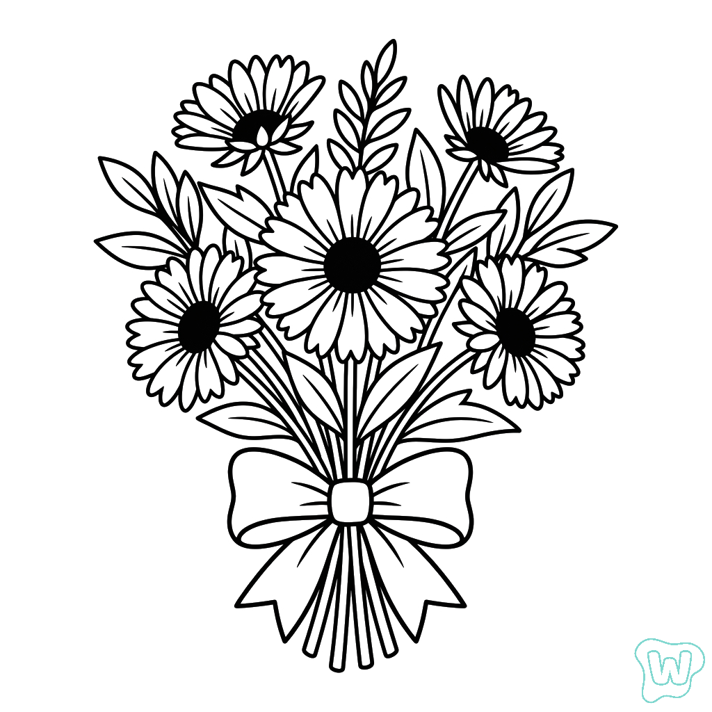 páginas para colorear gratis Gallardia pdf