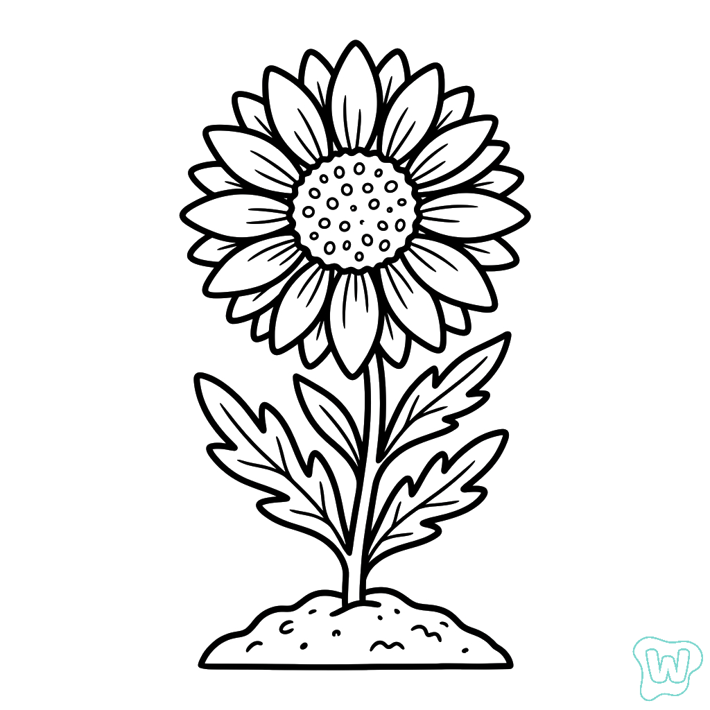 páginas para colorear Gallardia imprimibles