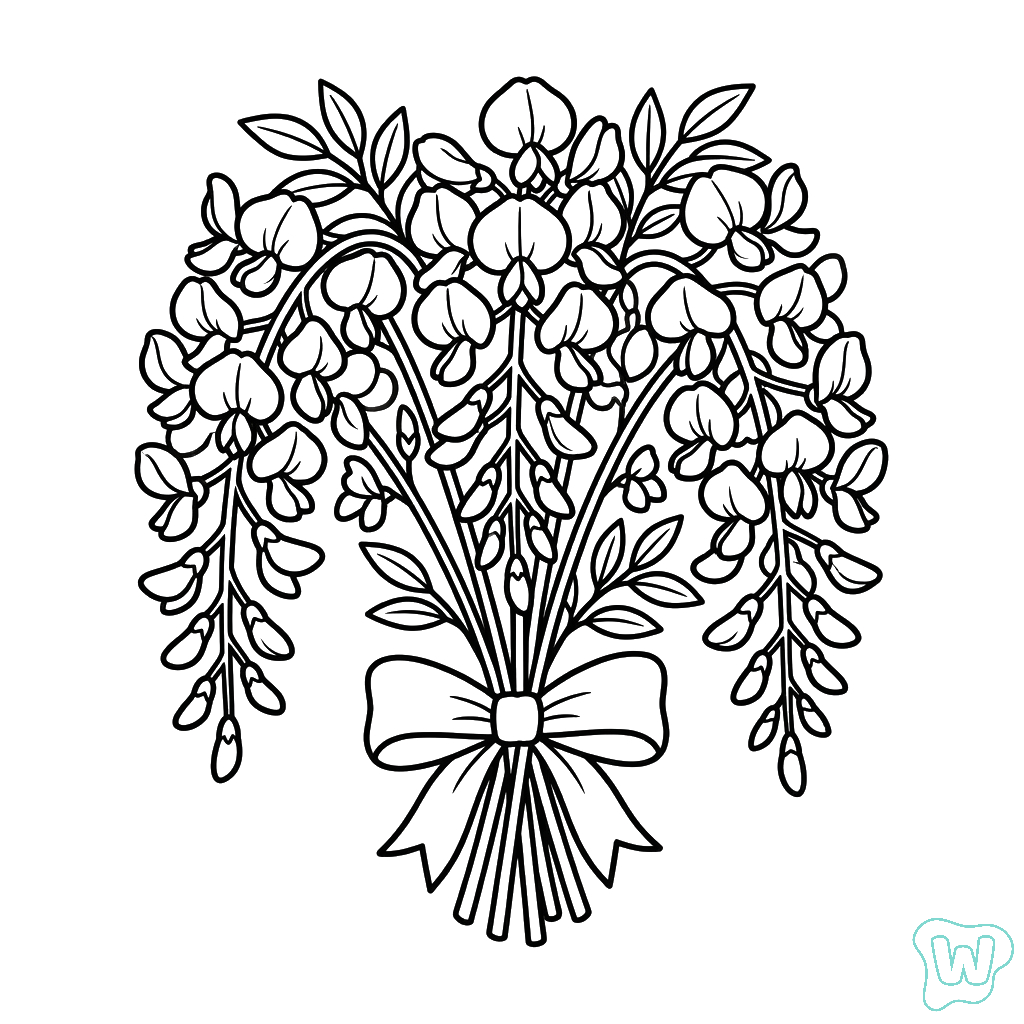 Glicina páginas para colorear gratis 2