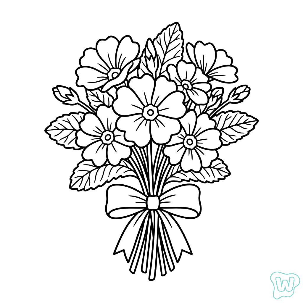 páginas para colorear para Primavera