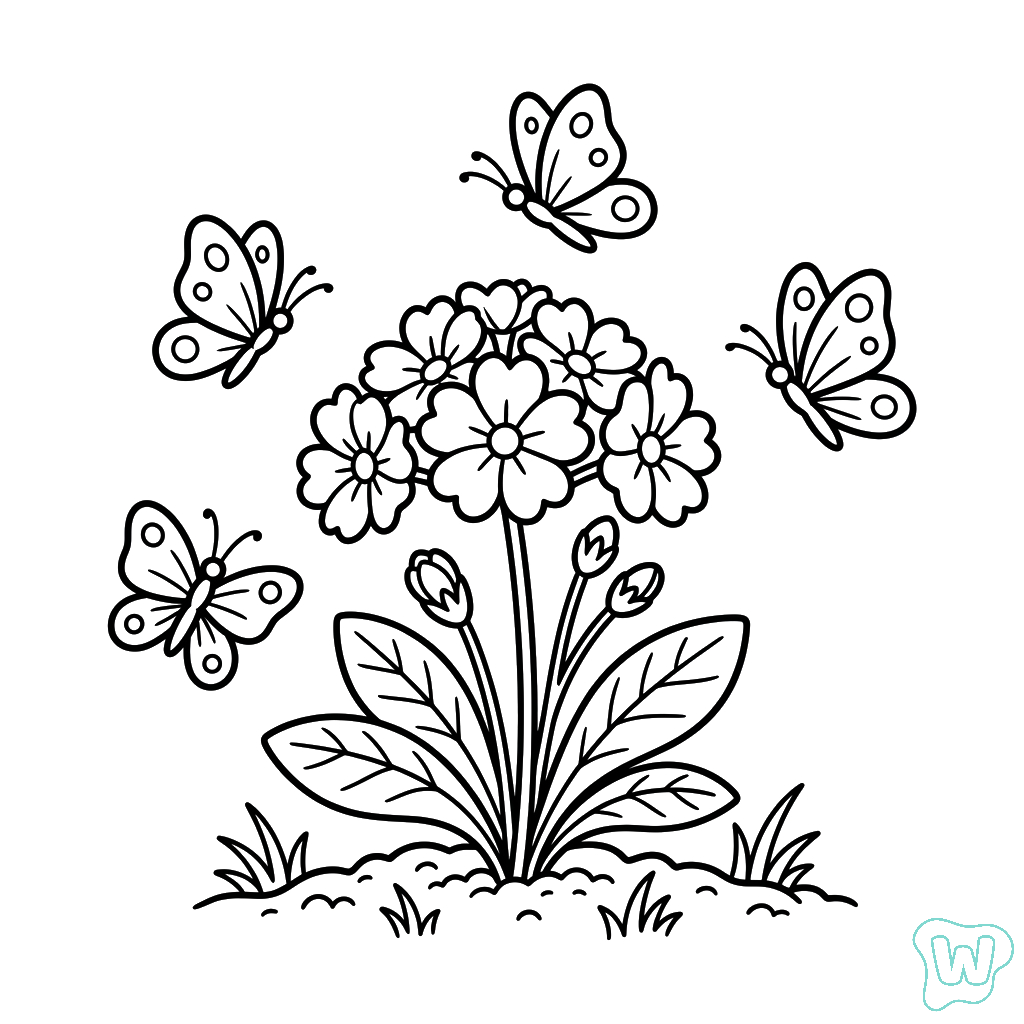 Primavera páginas para colorear gratis