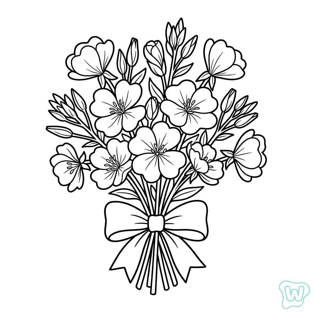 páginas para colorear kawaii lindas Primavera