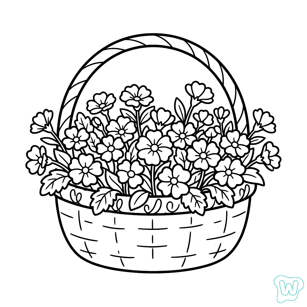 páginas para colorear para niños Primavera