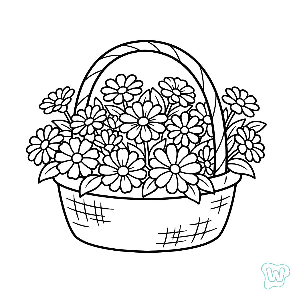 páginas para colorear imprimibles Zinnia para adultos