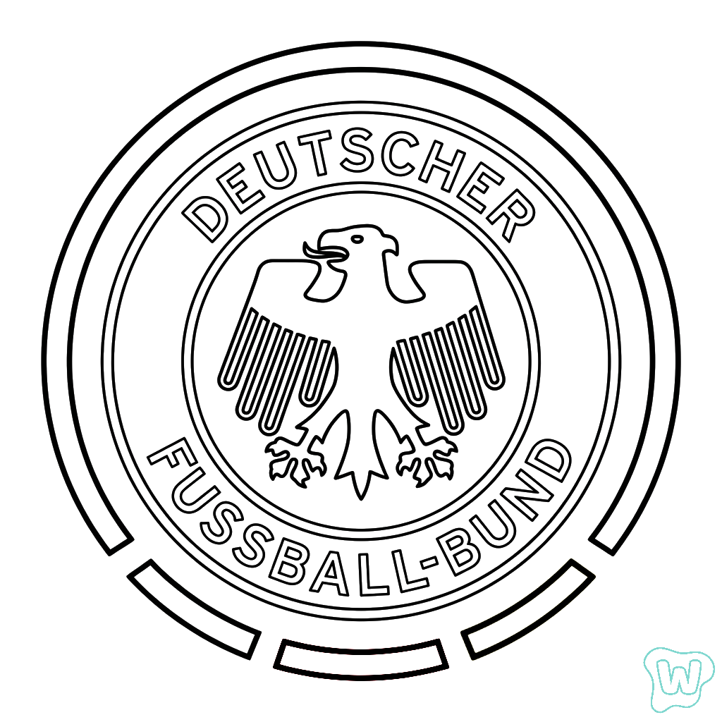 Selección de Alemania Mundial 2026 dibujos para colorear