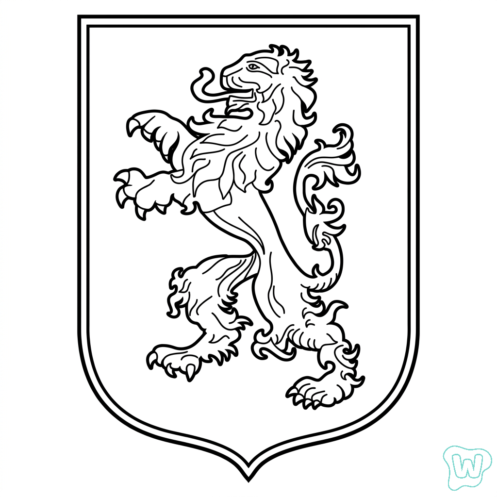 Selección de Bélgica Mundial 2026 páginas para colorear de adornos