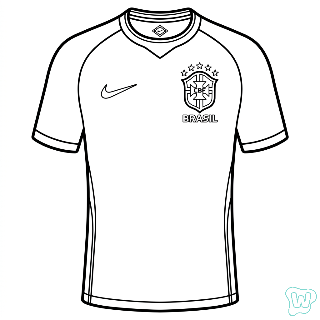 Selección de Brasil Mundial 2026 PDF para imprimir gratis