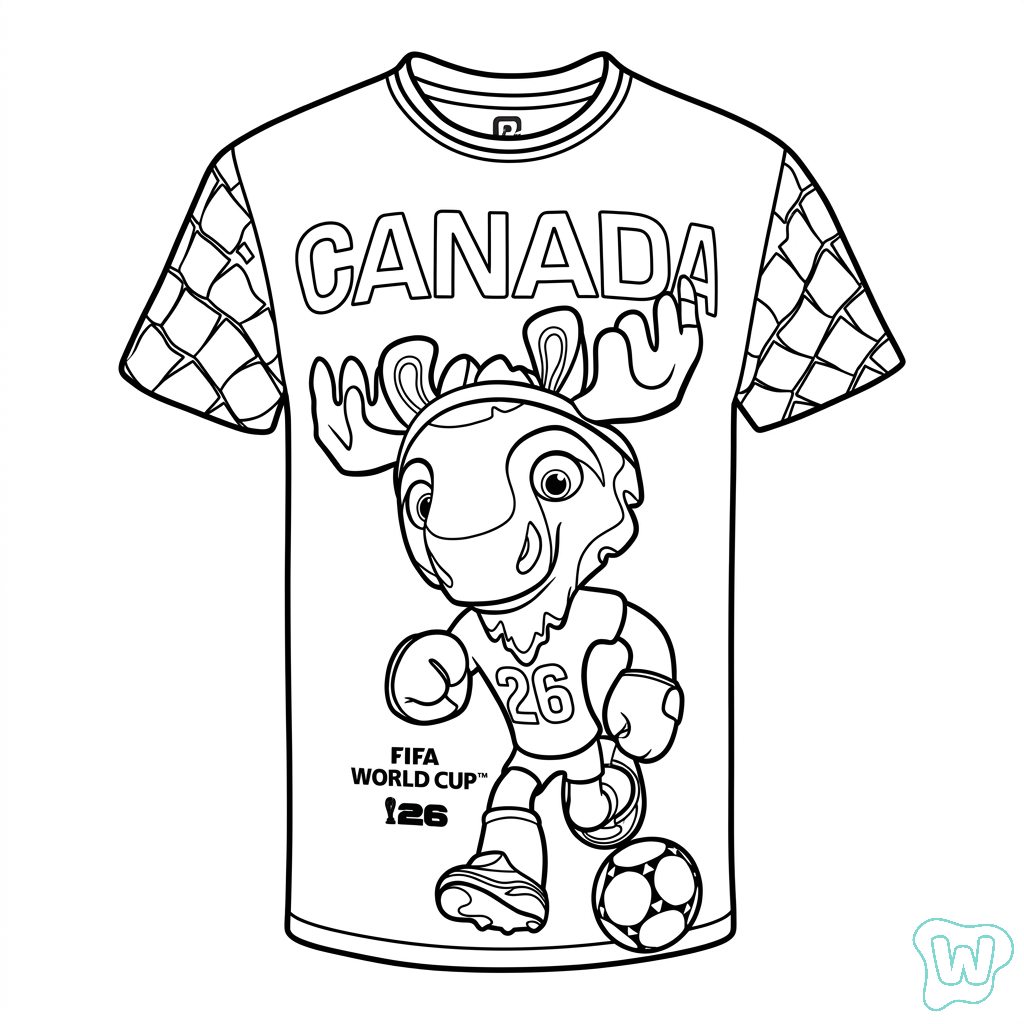 imprimir PDF gratis Selección de Canadá Mundial 2026