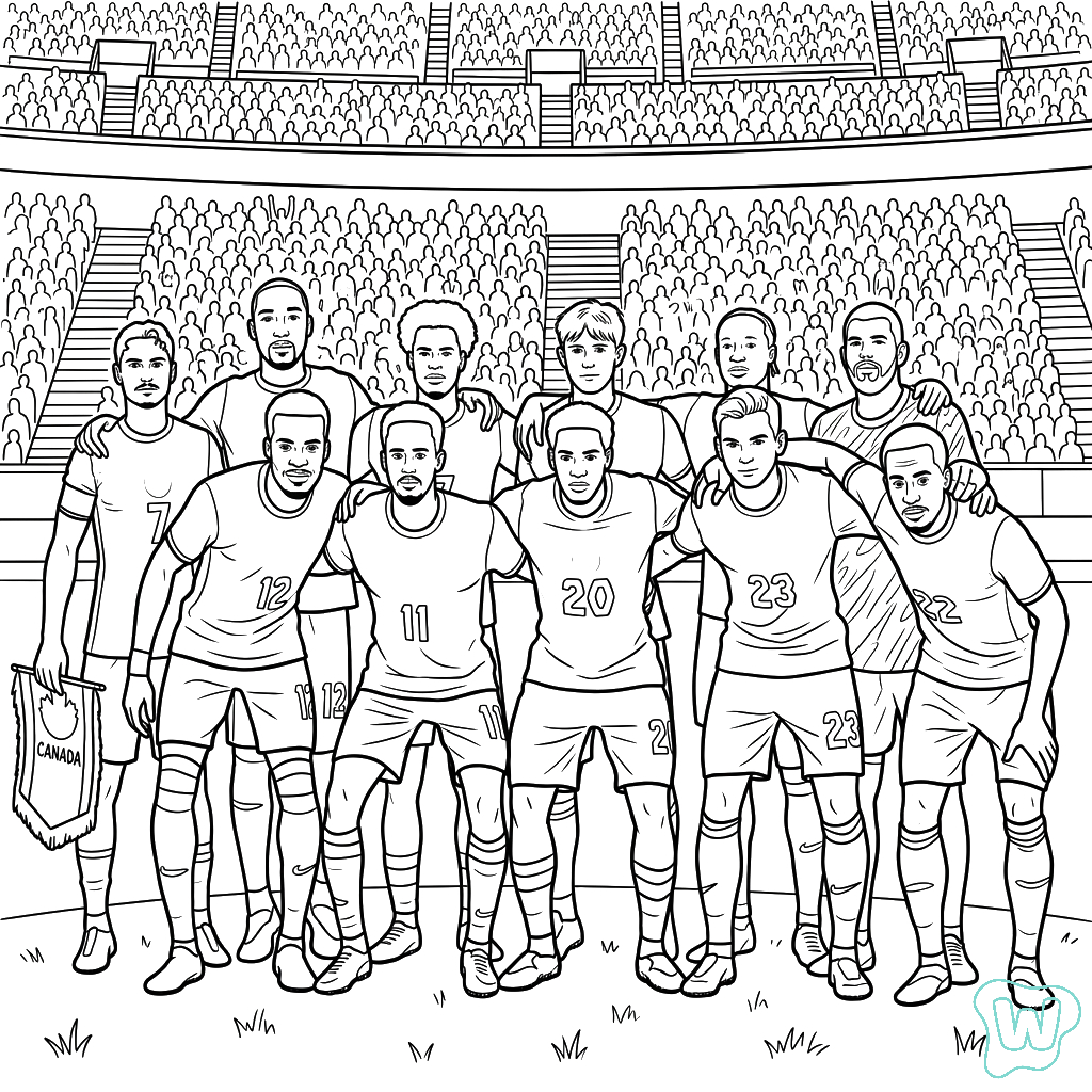 dibujos para colorear grinch Selección de Canadá Mundial 2026 1