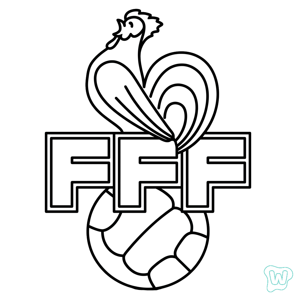 lindas páginas para colorear Selección de Francia Mundial 2026