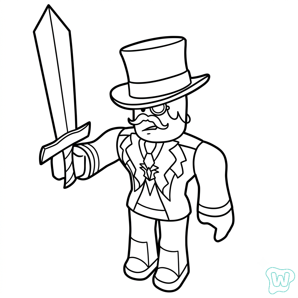 Alexnewtron Roblox dibujos para colorear