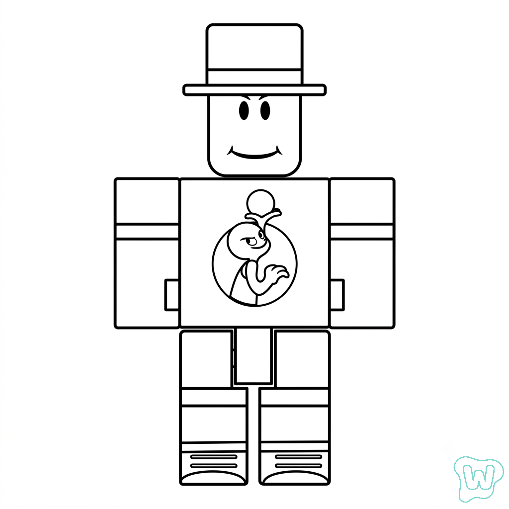 páginas para colorear imprimibles gratis Alexnewtron Roblox
