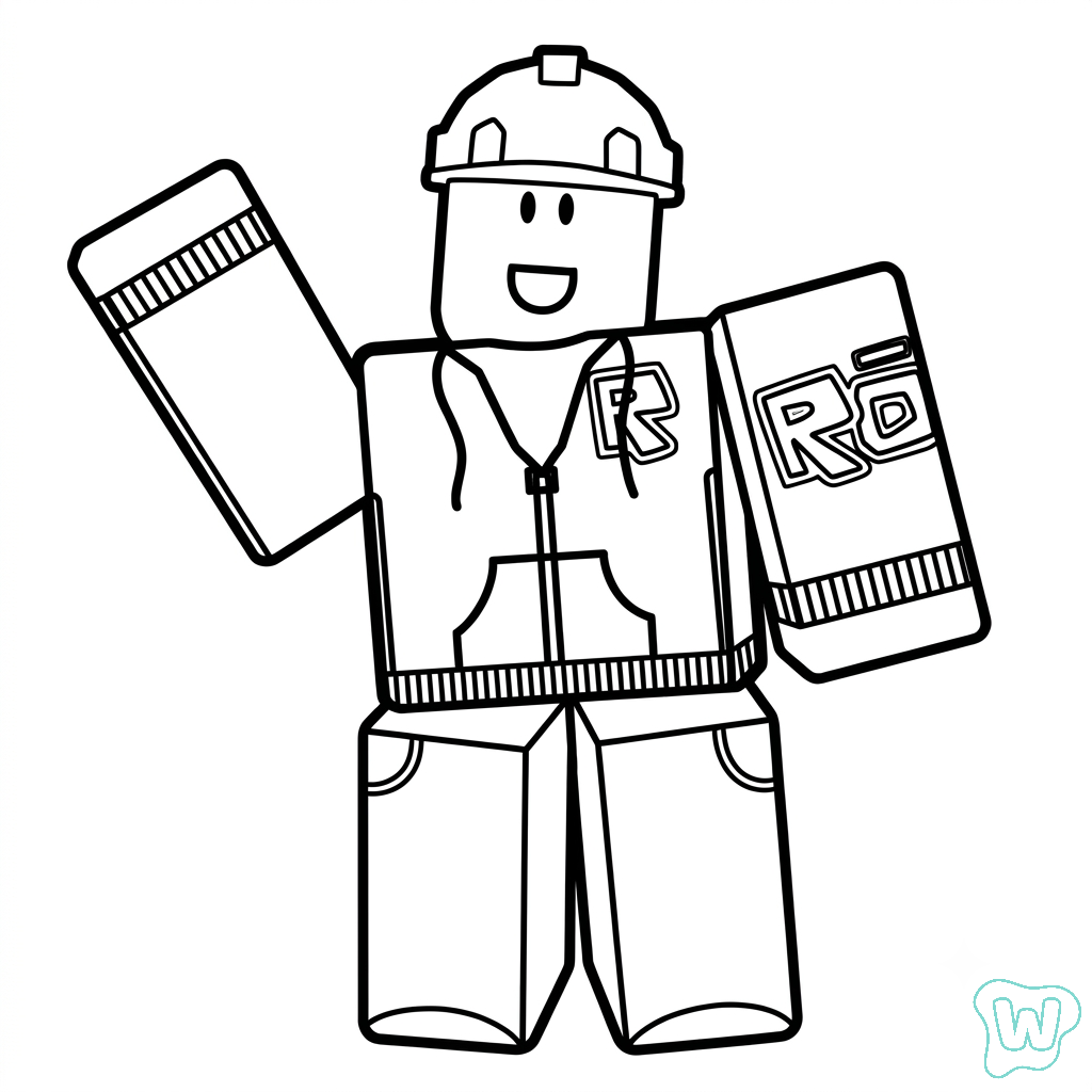 Builderman Roblox dibujos para colorear grinch