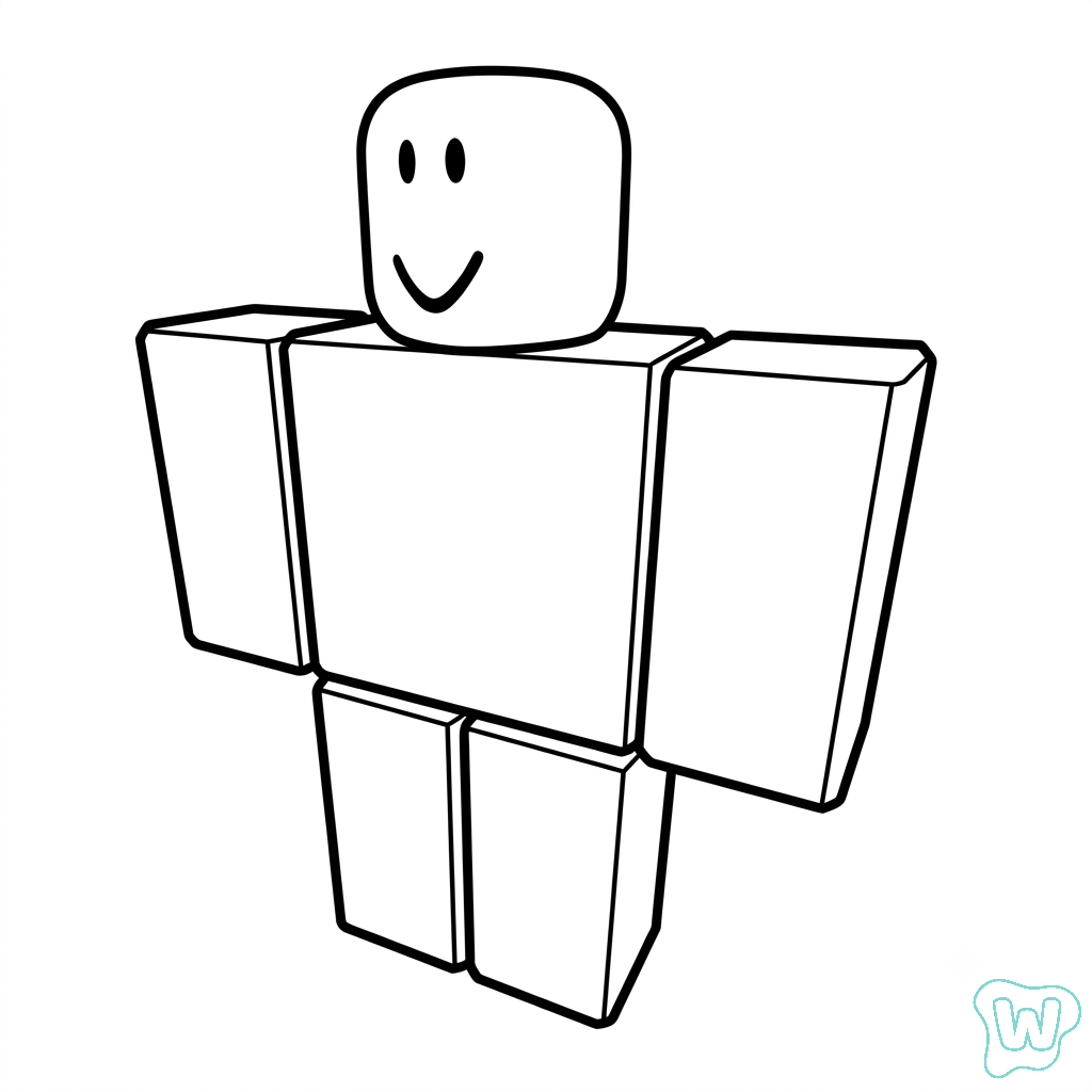 Guest Roblox páginas para colorear
