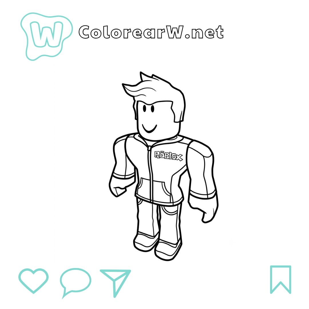 Guest Roblox para colorear (PDF para imprimir gratis) thumbnail
