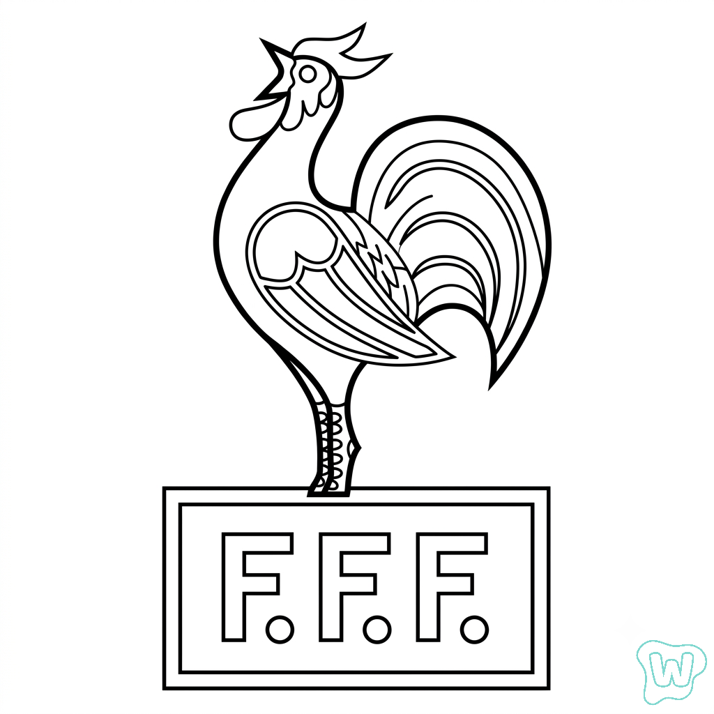 páginas para colorear para Logo Francia