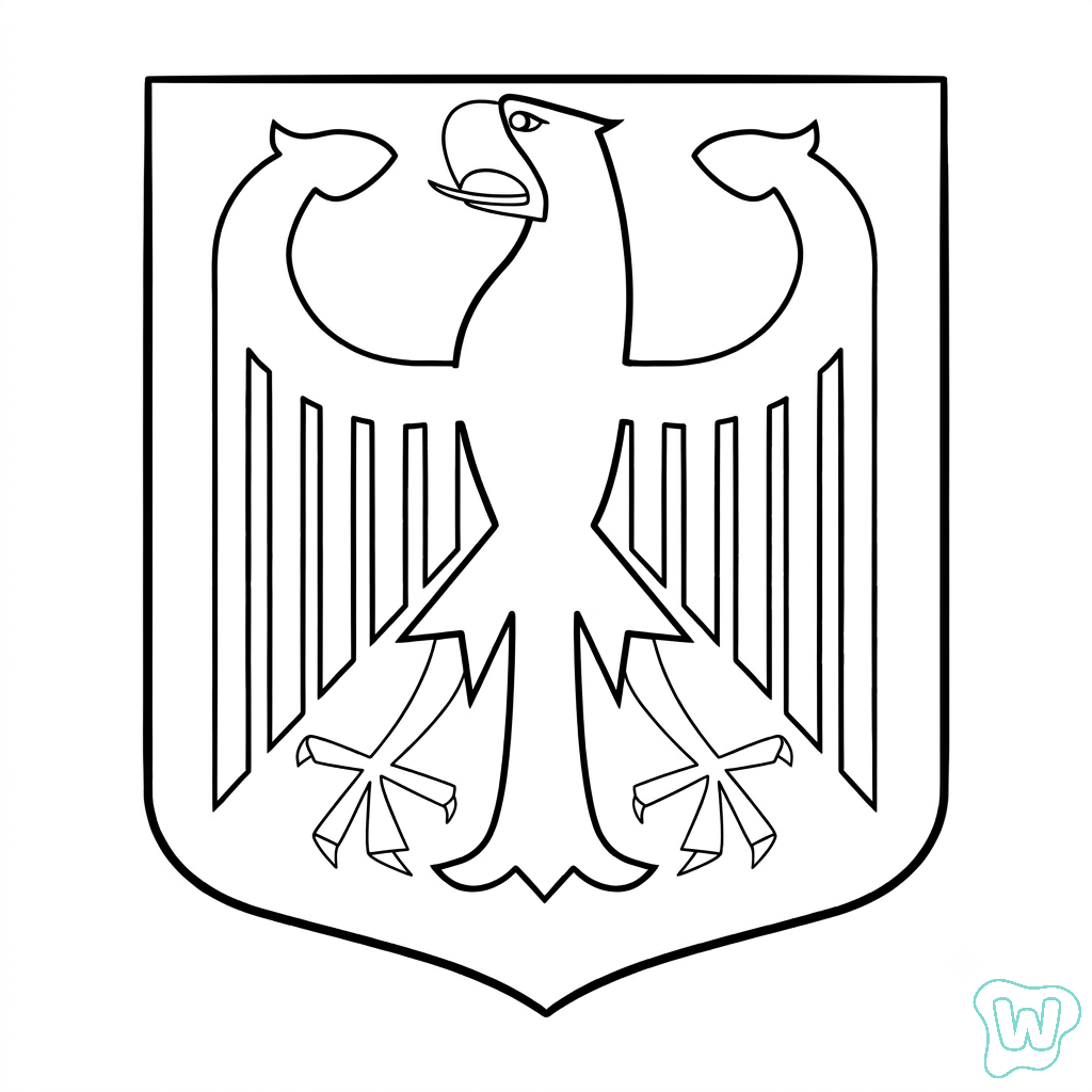 Logotipo Alemania PDF para imprimir gratis