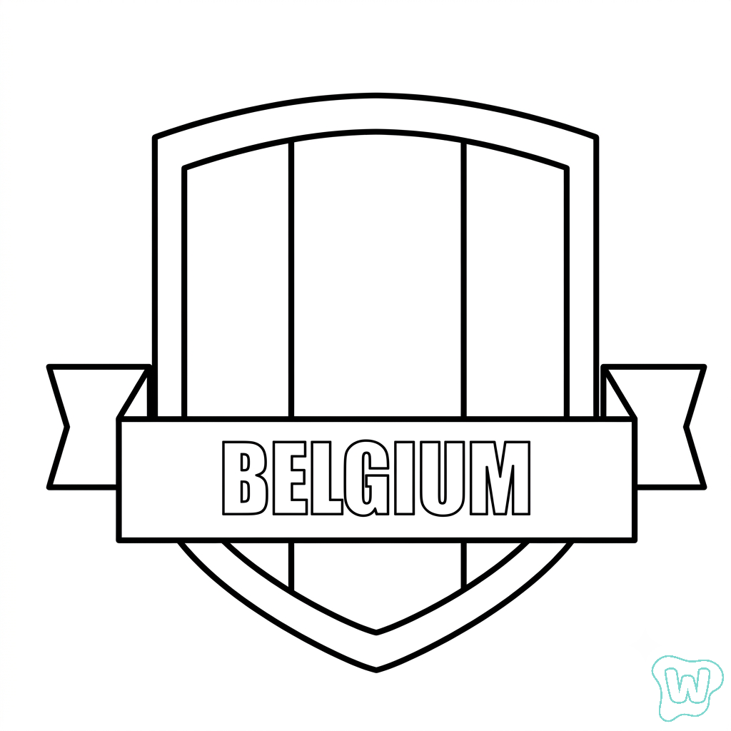 Logotipo Bélgica dibujos para colorear grinch