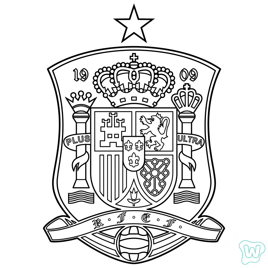Logotipo España dibujos para colorear grinch