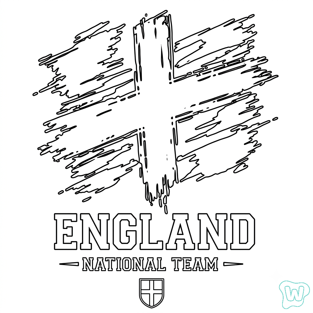 dibujos para colorear grinch Logotipo Inglaterra