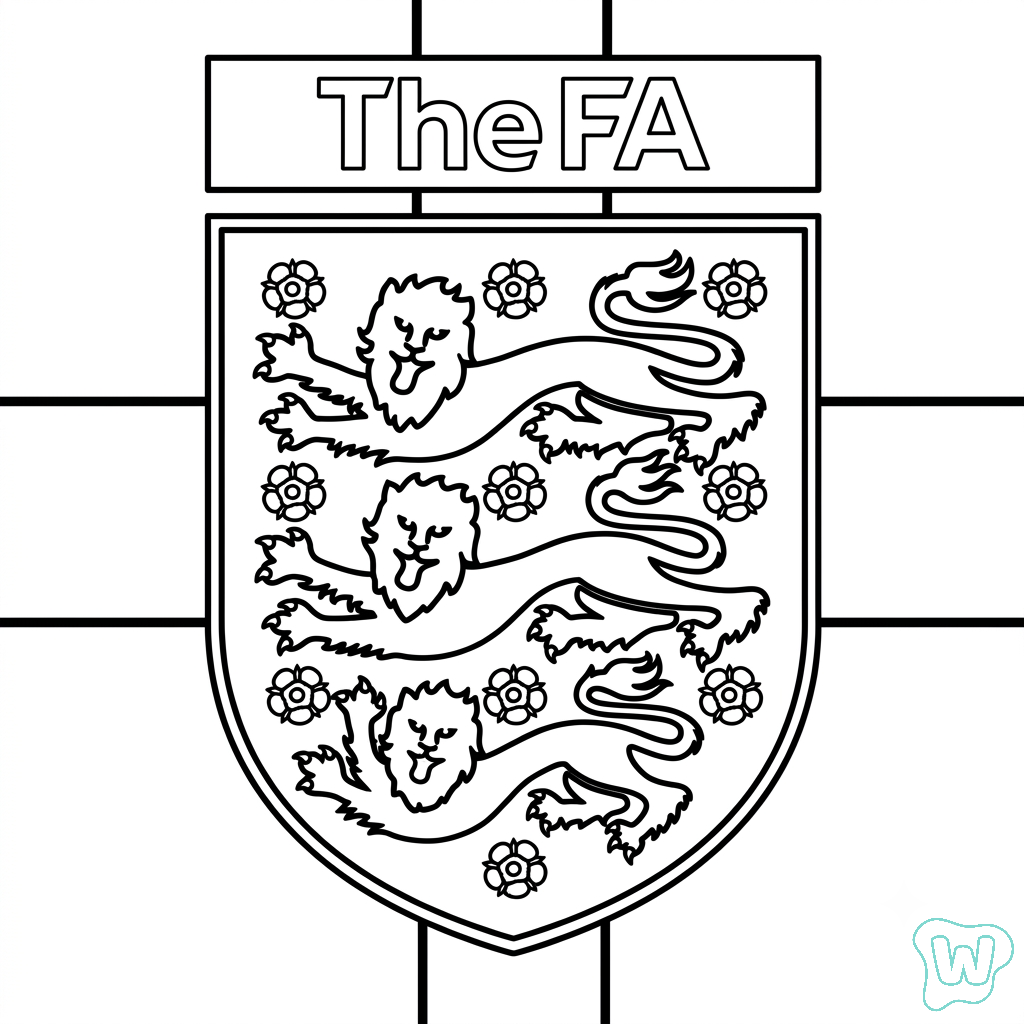 imprimir PDF gratis Logotipo Inglaterra 1