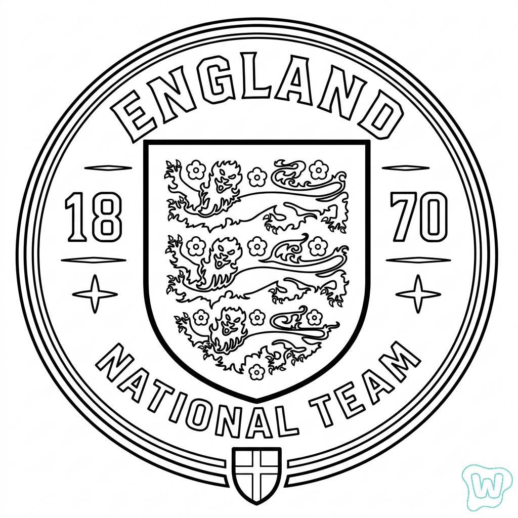 imprimir PDF gratis Logotipo Inglaterra