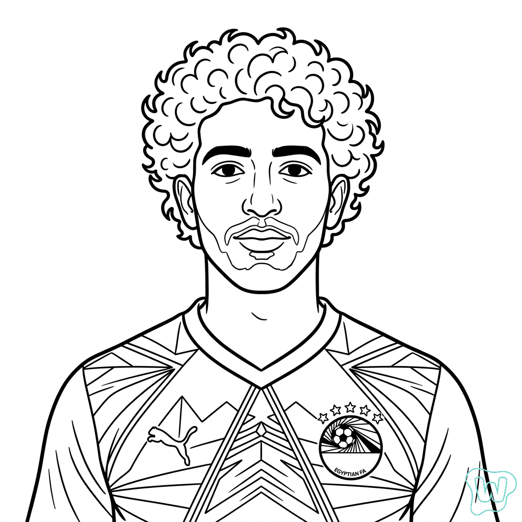 dibujos para colorear grinch Selección de Egipto Mundial 2026