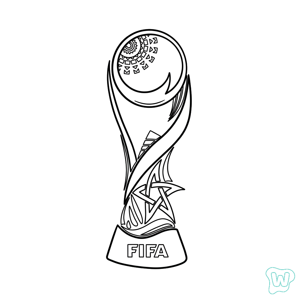 Selección de Marruecos Mundial 2026 páginas para colorear para imprimir gratis
