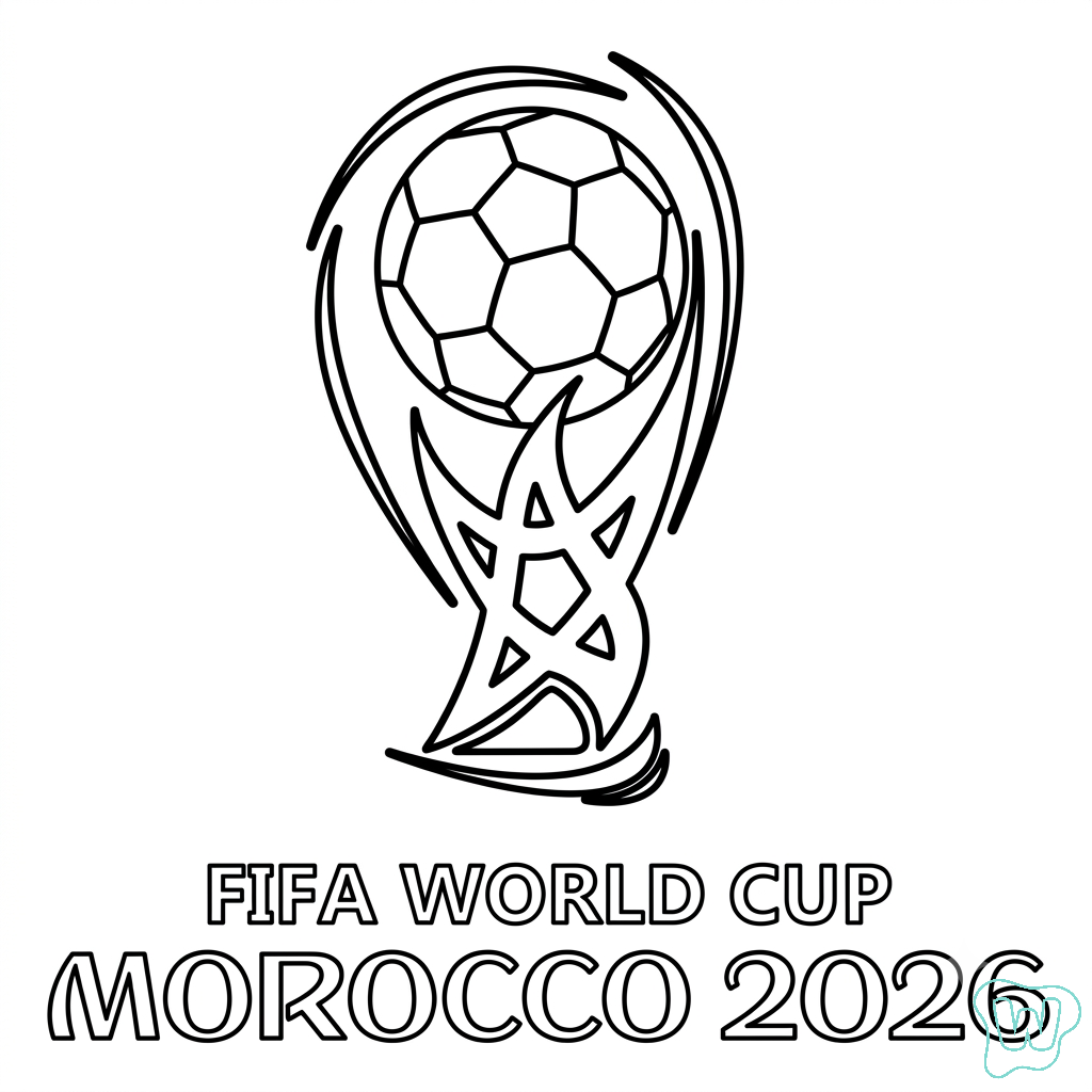 Selección de Marruecos Mundial 2026 dibujos para colorear grinch 1