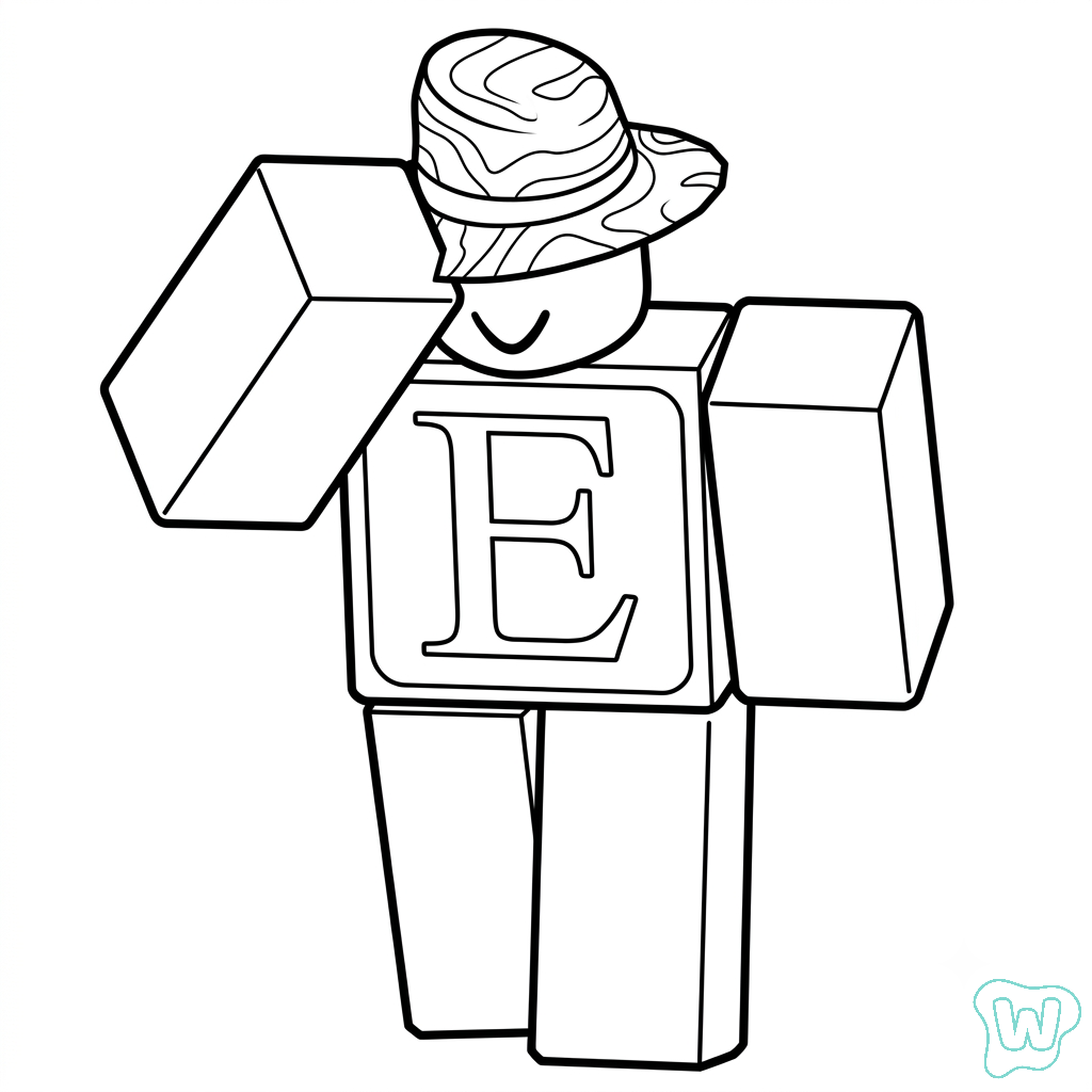 páginas para colorear erik.cassel Roblox imprimibles