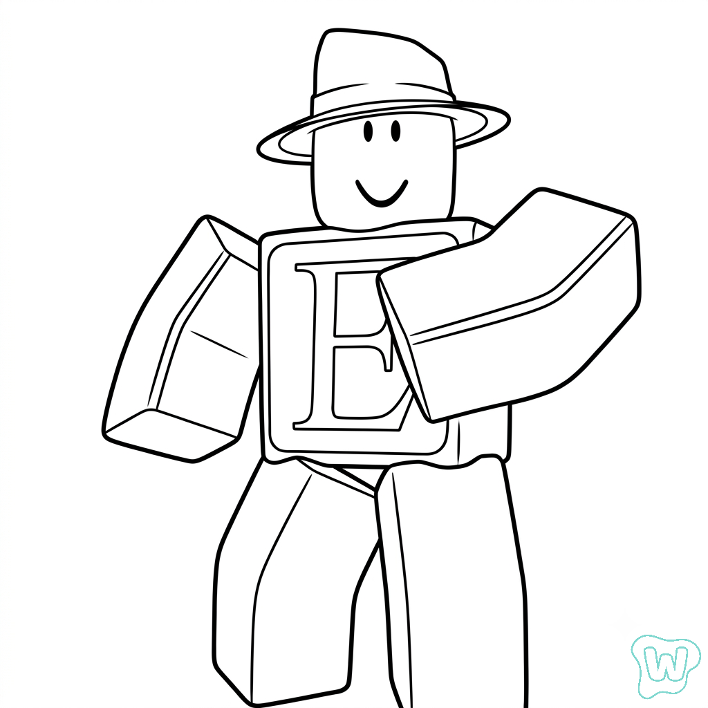 lindas páginas para colorear erik.cassel Roblox