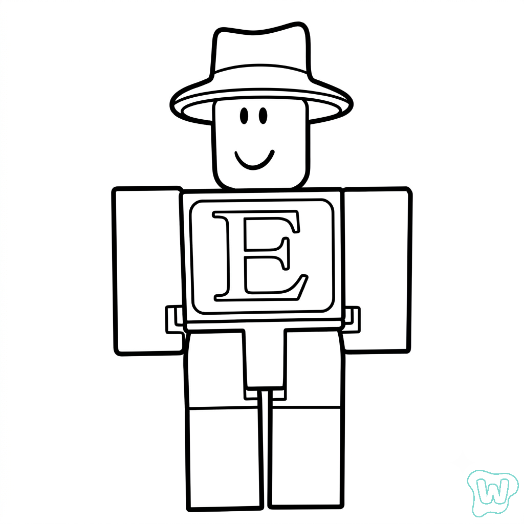 páginas para colorear erik.cassel Roblox imprimibles gratis