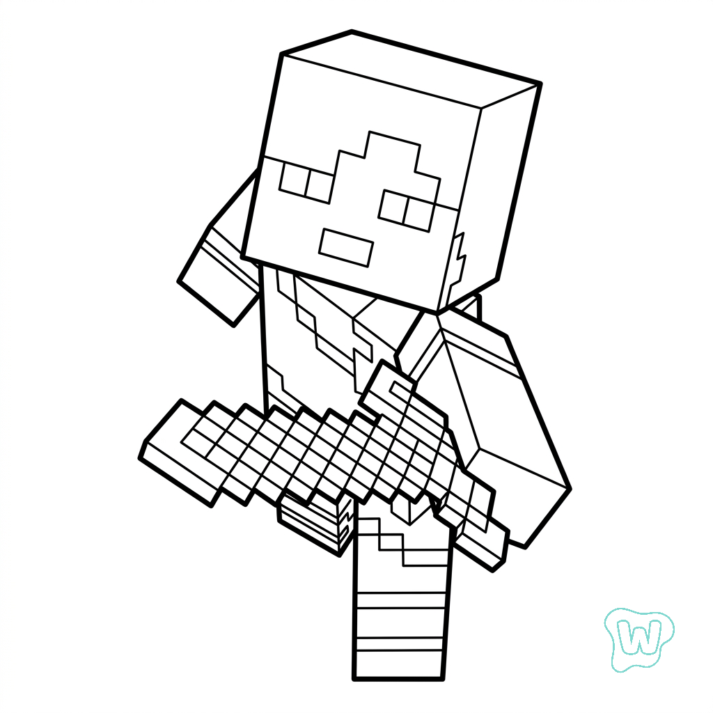 Alex Minecraft páginas para colorear imprimibles