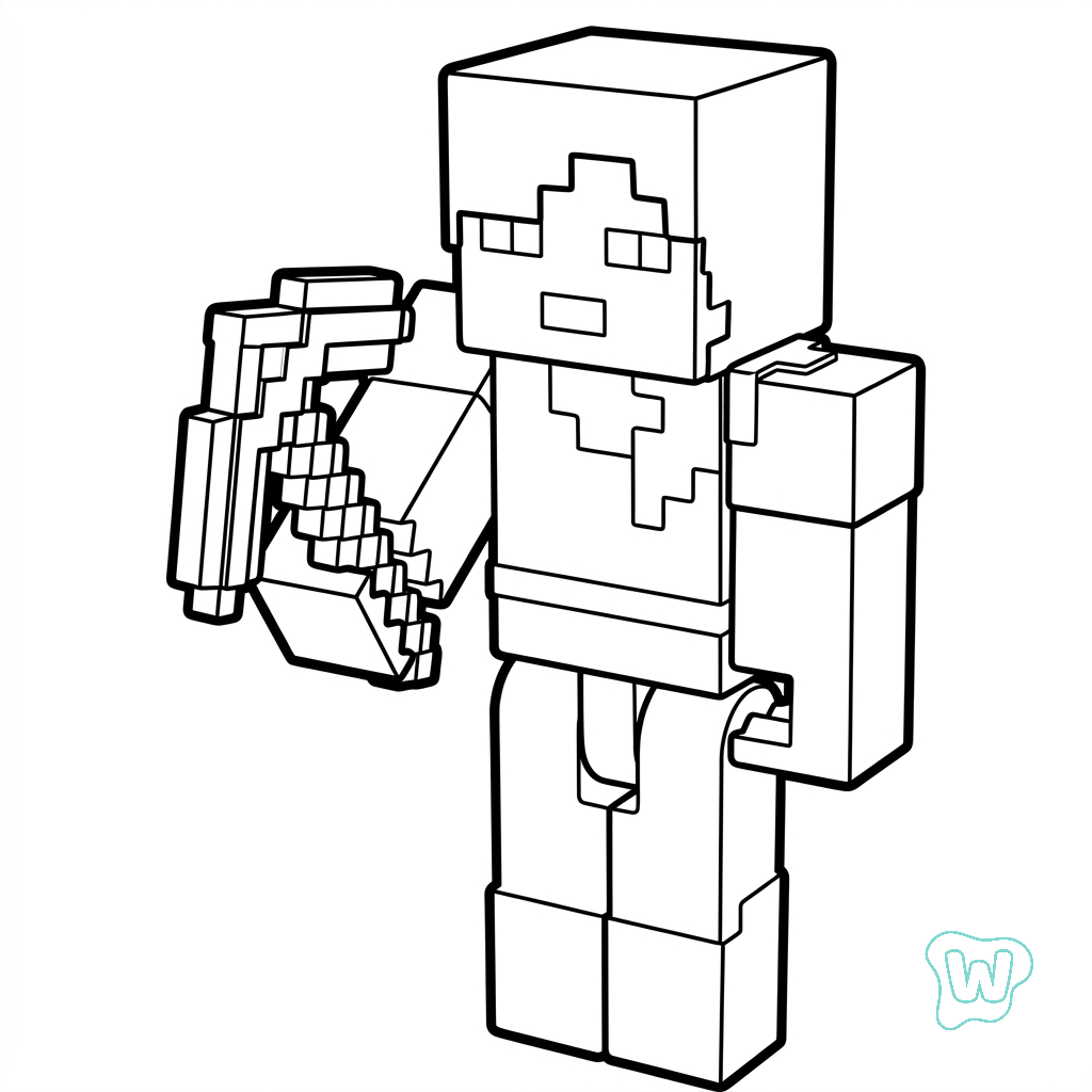 Alex Minecraft páginas para colorear pdf