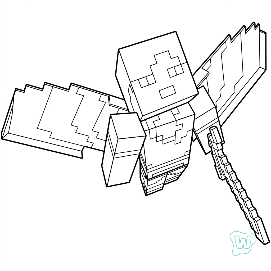 Alex Minecraft dibujos para colorear grinch