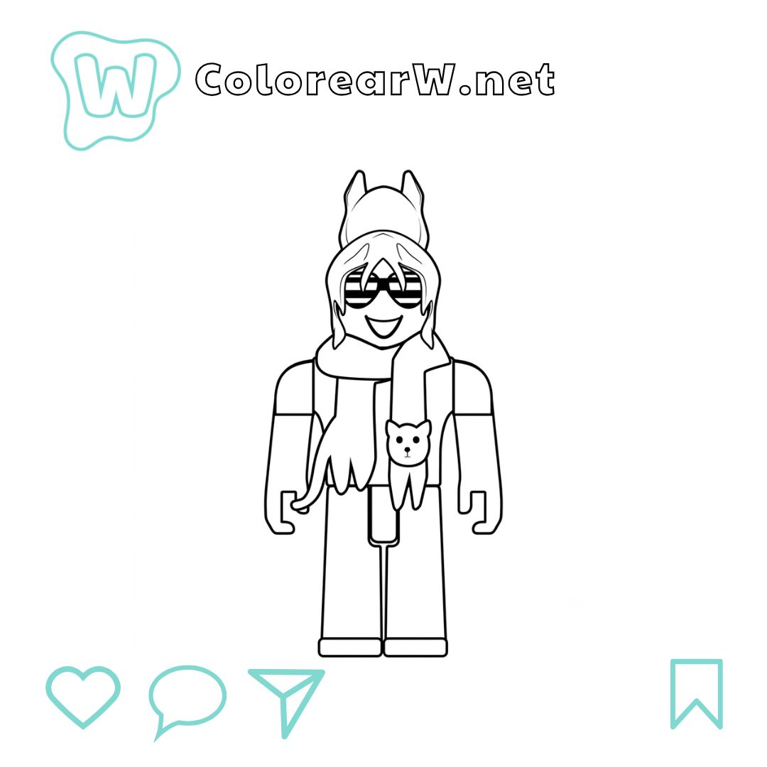 BrightEyes Roblox para colorear (PDF para imprimir gratis) thumbnail
