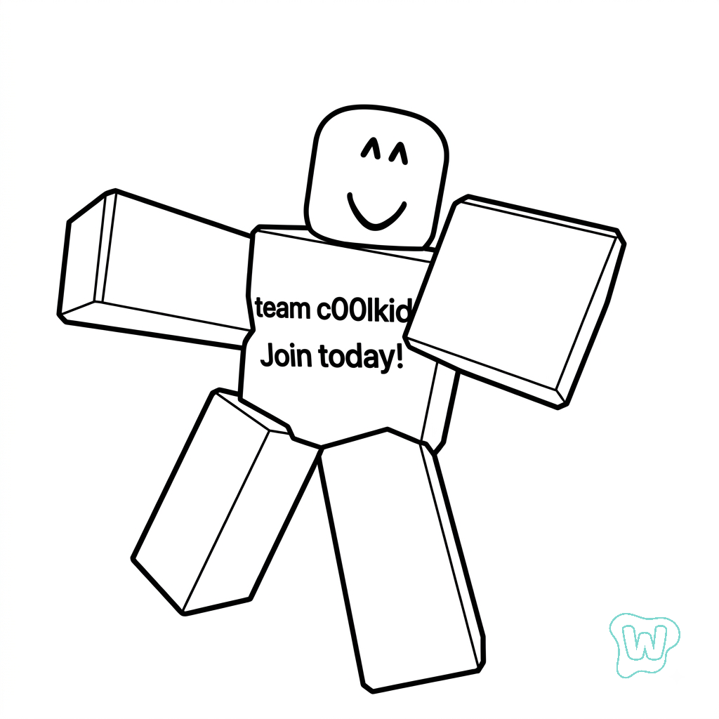 C00lKidd Roblox para colorear