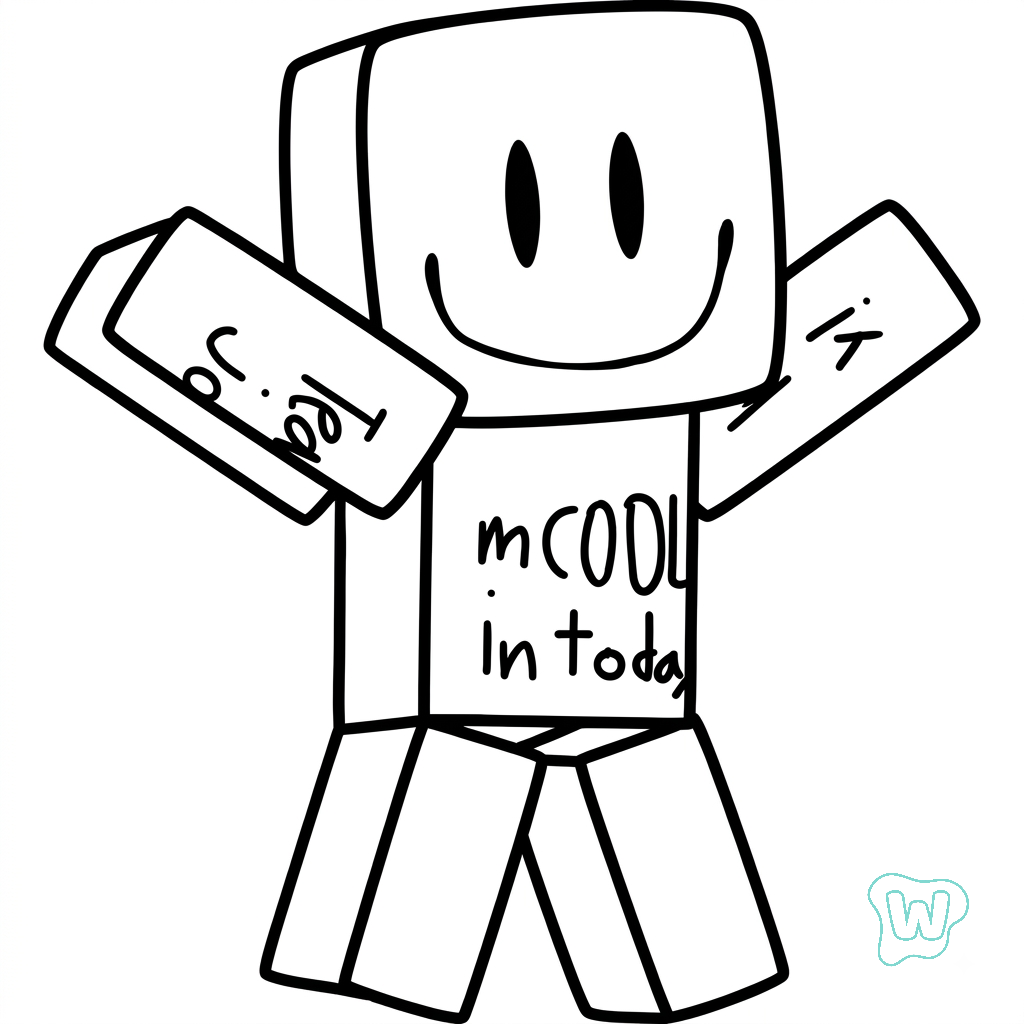C00lKidd Roblox páginas para colorear gratis