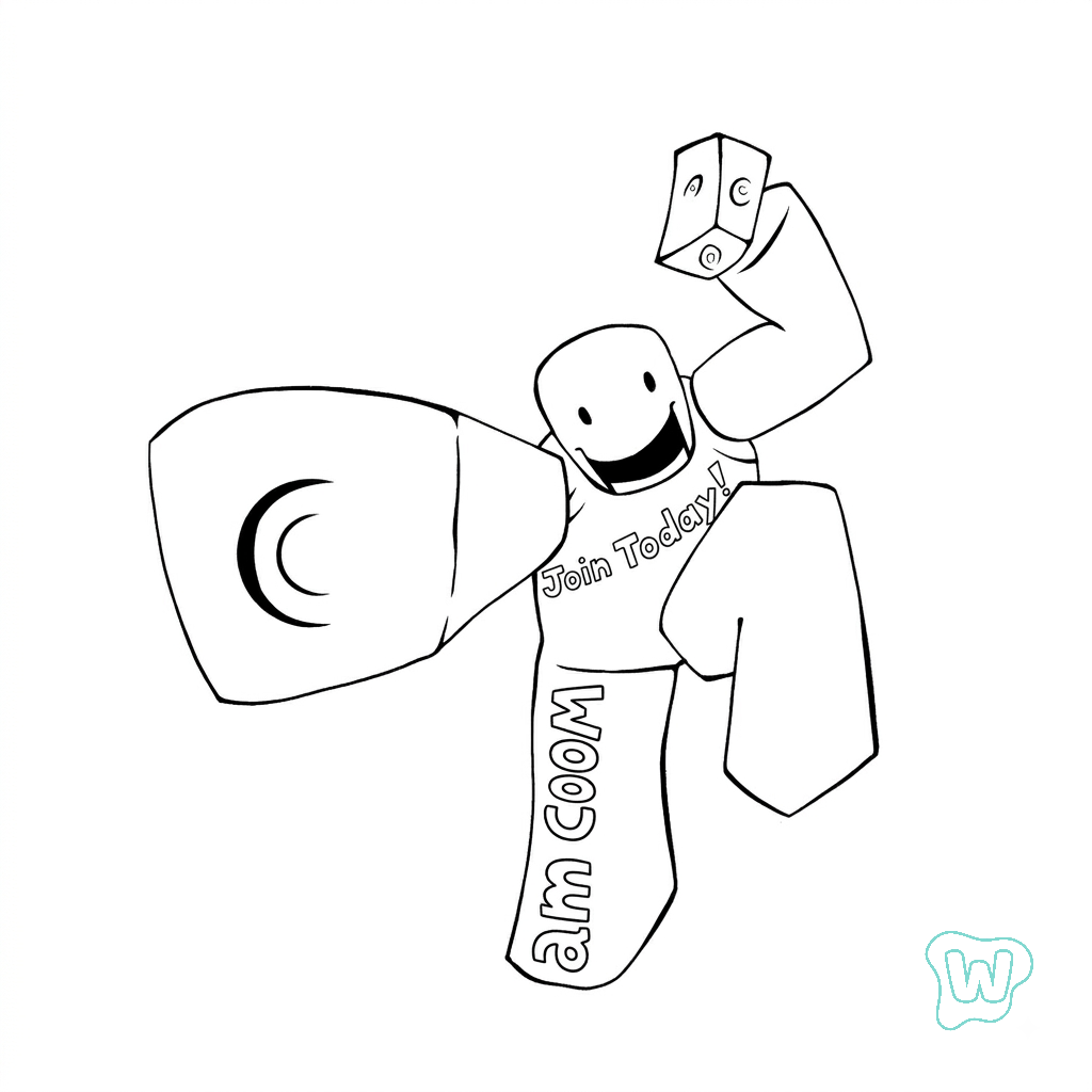 C00lKidd Roblox páginas para colorear pdf