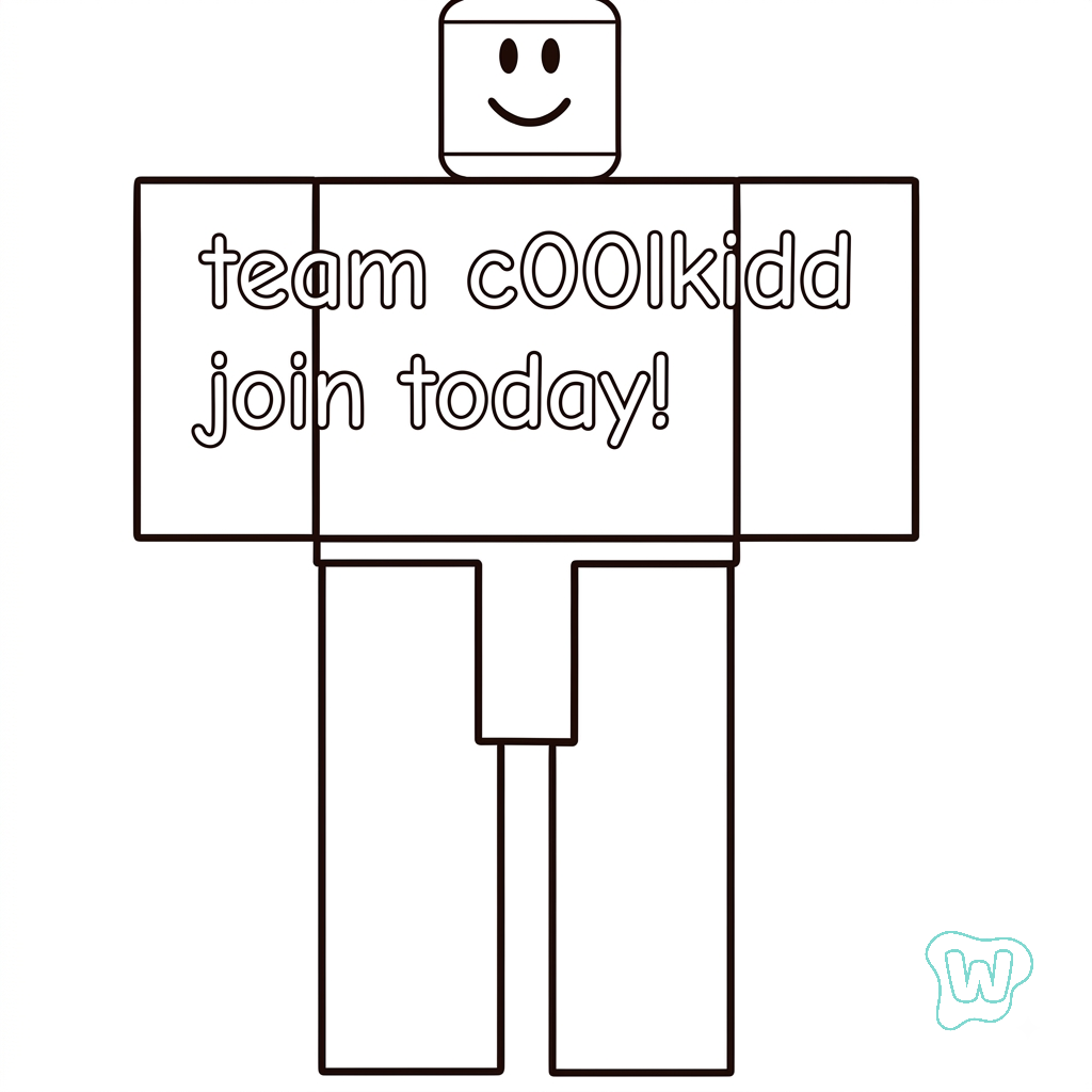 C00lKidd Roblox imprimir PDF gratis