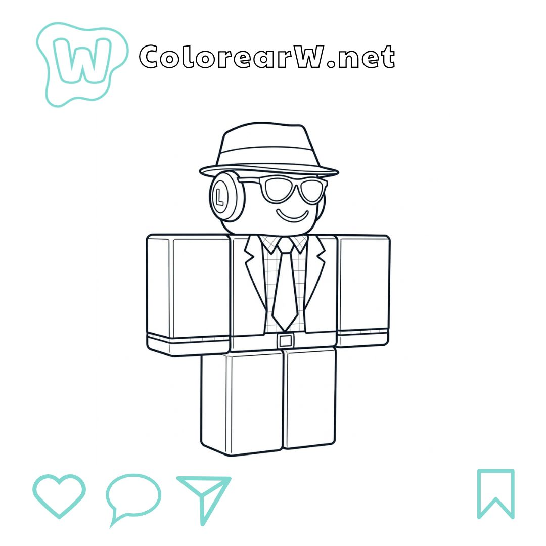 Chance Roblox para colorear (PDF para imprimir gratis) thumbnail