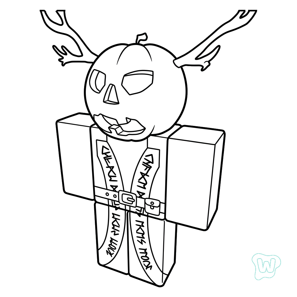 Dusekkar Roblox dibujos para colorear