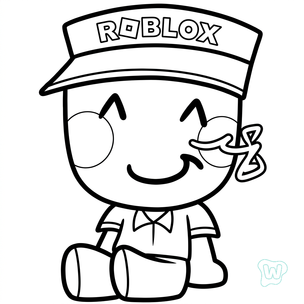 páginas para colorear Elliot Roblox imprimibles gratis