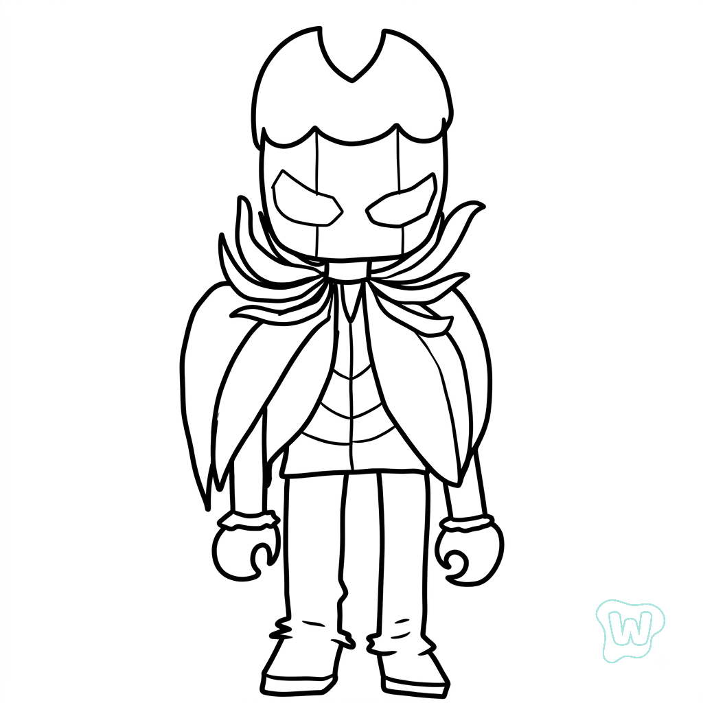 dibujos para colorear grinch Nosferatu Roblox