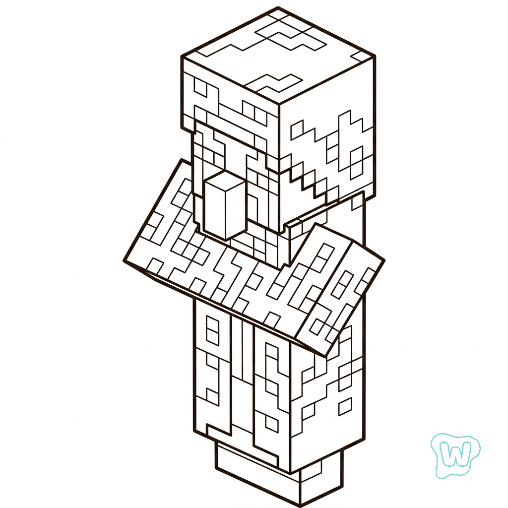 Illusioner Minecraft páginas para colorear gratis